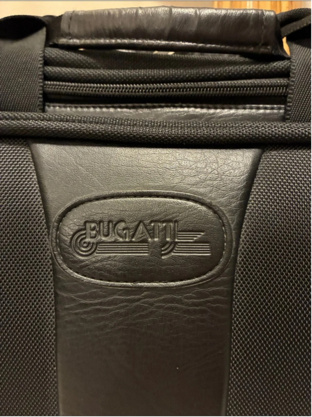 Bugatti Black Men's Laptop Briefcase Bag - Picture 2 of 8
